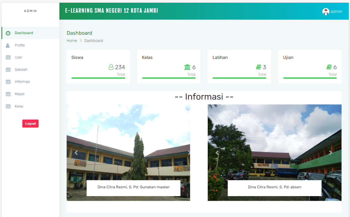 Sistem Informasi Elearning