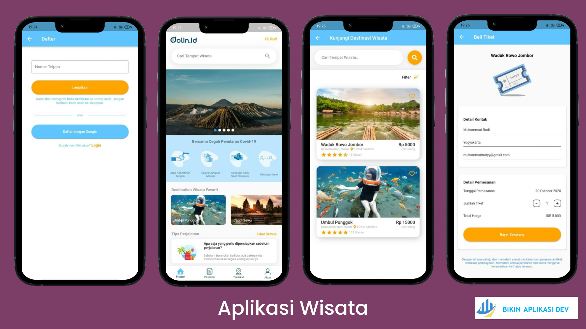Aplikasi Wisata